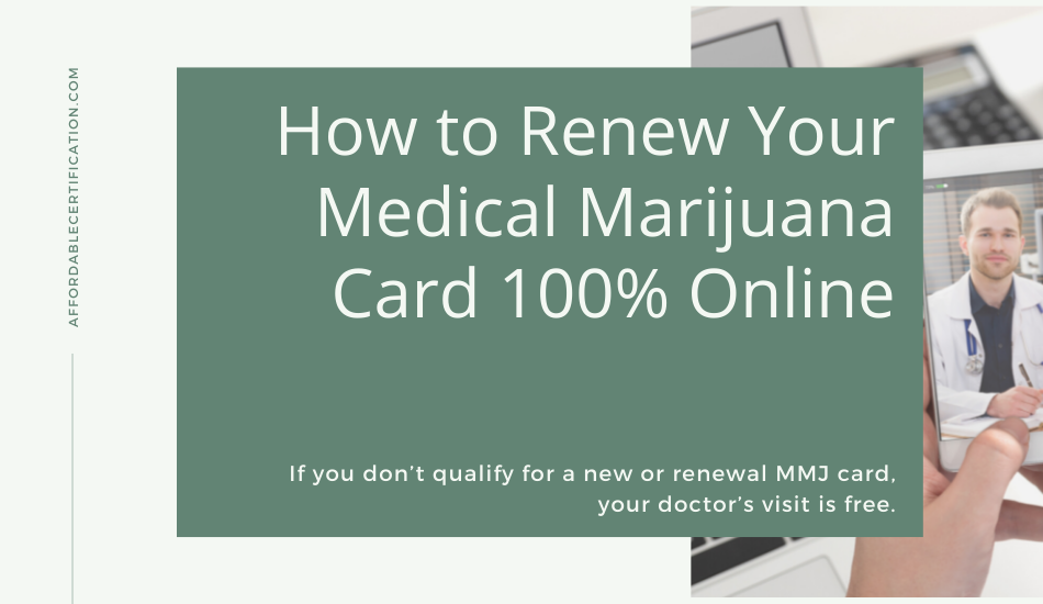 renew your medical marijuana card online